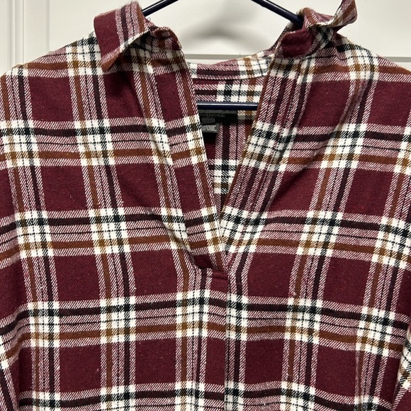 French Connection flannel top - Picture 2 of 3